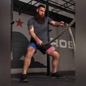 Chubbies Men's Danger Zones 5.5 In Ultimate Training Short American Flag